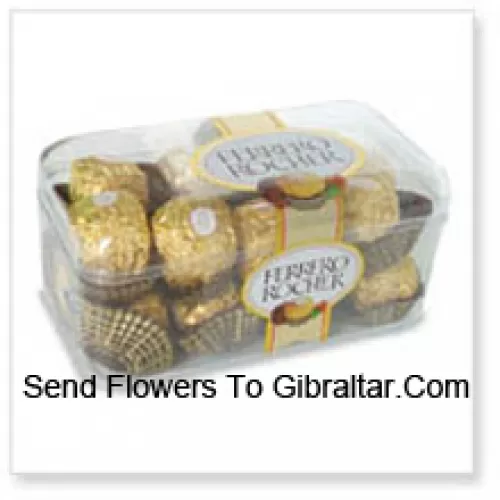 16 stuks Ferrero Rocher (Dit product moet vergezeld worden van bloemen)